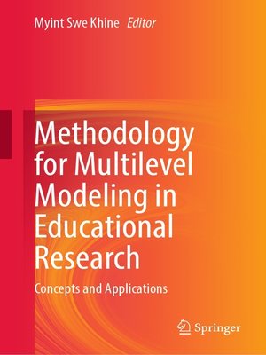 cover image of Methodology for Multilevel Modeling in Educational Research